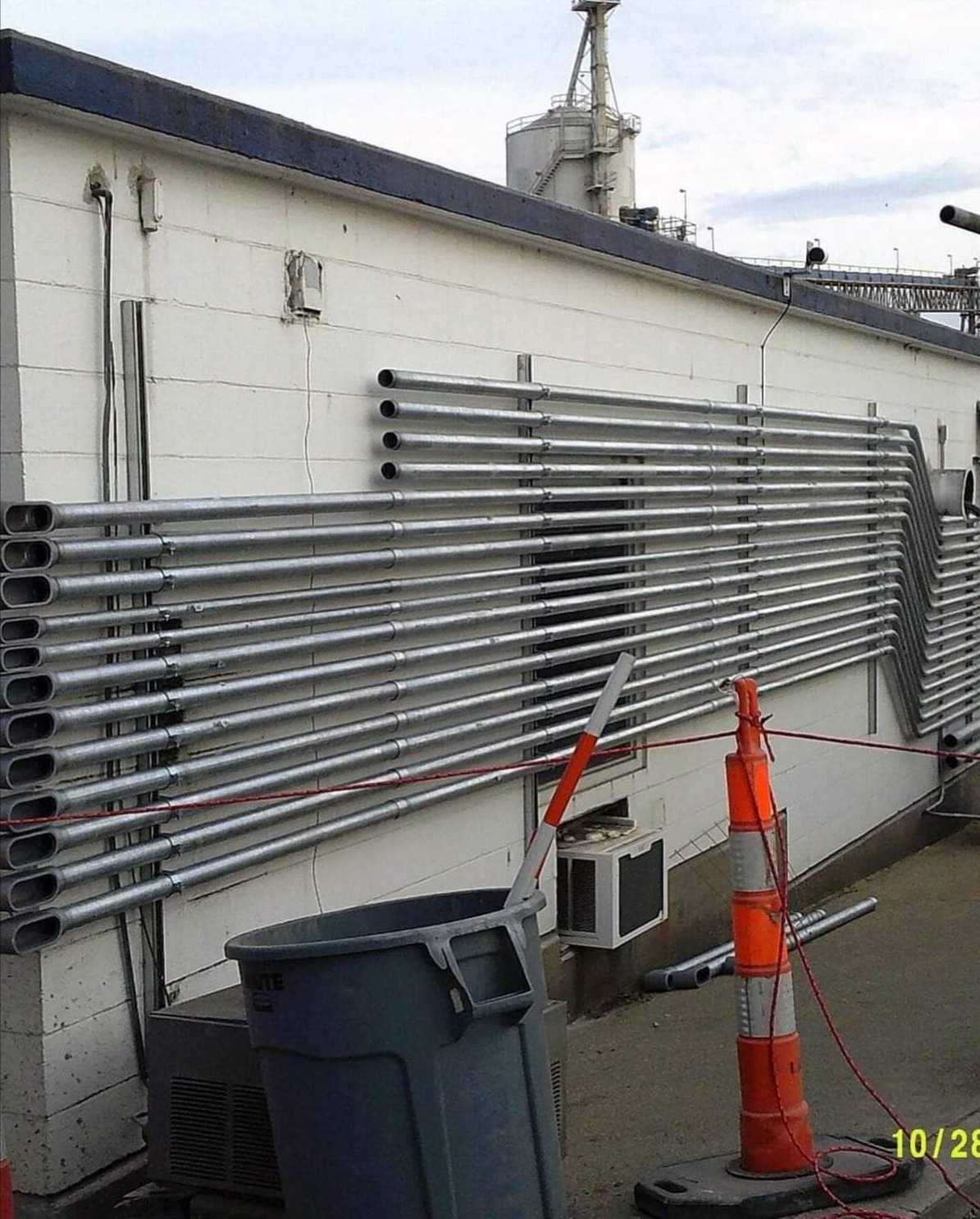 Commercial exterior EMT conduit runs in Washington, DC — Schmidt's Electrical